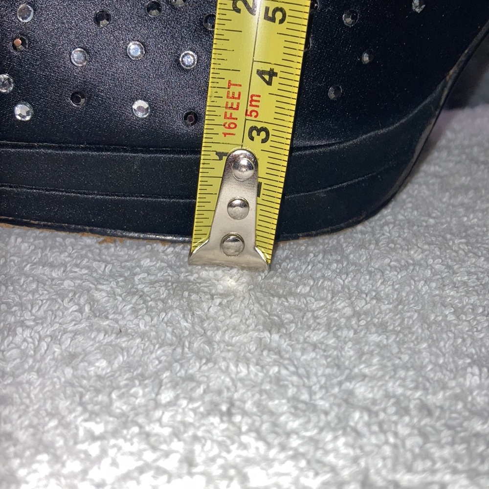 White House Black Market Matilda Sparkle Heels Size 9.5 - Picture 13 of 13